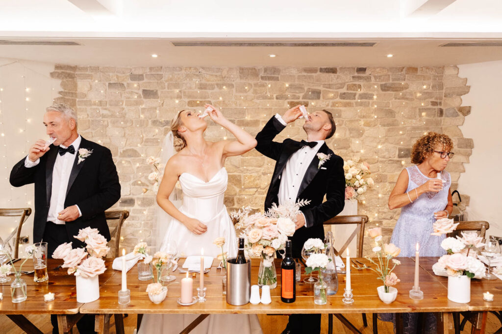 reactions to wedding speeches at wild thyme and honey in the cotswolds