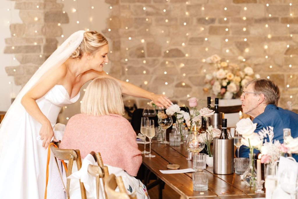 reactions to wedding speeches at wild thyme and honey in the cotswolds